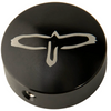 Barefoot Buttons V1 Standard Footswitch Cap (Black w/ PRS Bird Logo) - Palen Music
