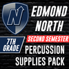 Edmond North Seventh Grade Second Semester Percussion Supplies Pack - Palen Music