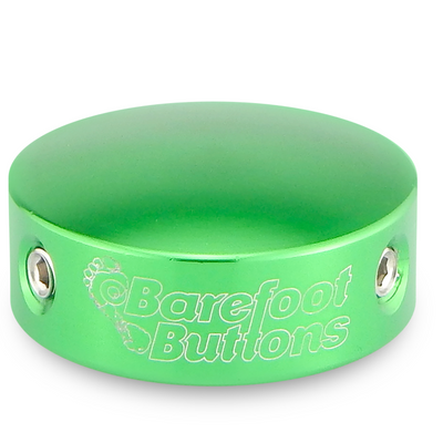 Barefoot Buttons V1 Standard Footswitch Cap (Green) - Palen Music
