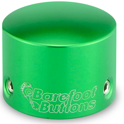 Barefoot Buttons V1 Tallboy Footswitch Cap (Green) - Palen Music