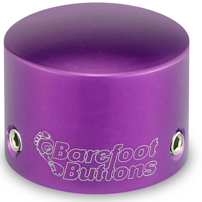Barefoot Buttons V1 Tallboy Footswitch Cap (Purple) - Palen Music