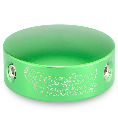 Barefoot Buttons V2 Standard Footswitch Cap (Green) - Palen Music