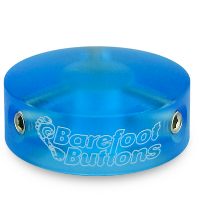 Barefoot Buttons V1 Standard Acrylic Footswitch Cap (Blue) - Palen Music
