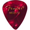 Fender 12-pack Celluloid 351 Shape Medium Guitar Picks (Red Moto) - Palen Music