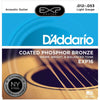 D'Addario Phosphor Bronze Light Coated Acoustic Guitar Strings (.012-.053) - Palen Music