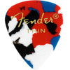 Fender 12-pack Celluloid 351 Shape Thin Guitar Picks (Confetti) - Palen Music