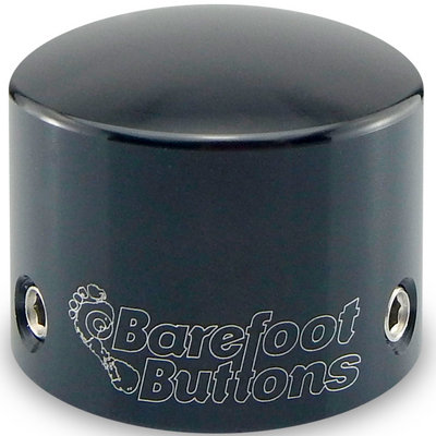 Barefoot Buttons V1 Tallboy Big Bore Footswitch Cap (Black) - Palen Music