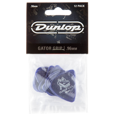 Dunlop 12-pack Gator Grip .96mm Guitar Picks (Dark Purple) - Palen Music