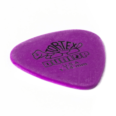 Dunlop 12-pack Tortex Standard 1.14mm Guitar Picks (Purple) - Palen Music