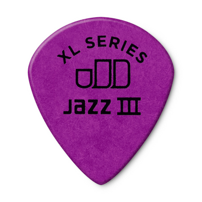 Dunlop 12-pack Tortex Jazz III XL 1.14mm Guitar Picks (Purple) - Palen Music