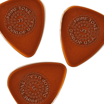 Dunlop 3-pack Primetone Standard Grip .73mm Guitar Picks (Brown) - Palen Music