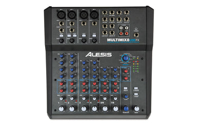 Alesis MultiMix 8 USB FX Mixer with USB & Effects - Palen Music