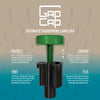Key Leaves GapCap Tenor Saxophone End Cap - GCTS (Green) - Palen Music