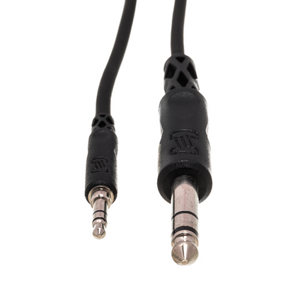 Hosa 10' Stereo Interconnect Cable - 3.5mm TRS Male to 1/4" TRS Male - Palen Music
