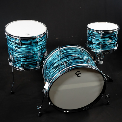 C&C Drum Co Player Date II Big Beat Shell Pack (Turquoise and Black Pearl) - Palen Music
