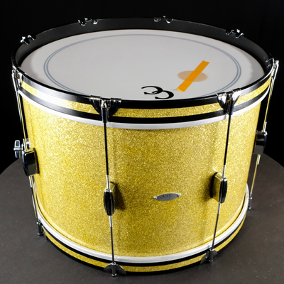 C&C Drum Co Player Date I Big Beat Shell Pack (Yellow Glass Glitter) - Palen Music