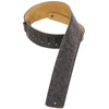 Levy Padded Strap w/ Florentine Embossing - Black - Palen Music