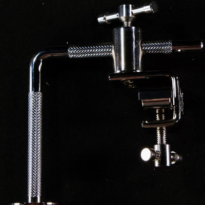 A&F Drum Company AHMCNLA Hoop Clamp with L-Arm - Nickel - Palen Music