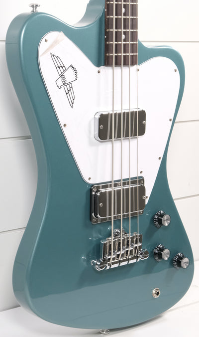 Gibson Thunderbird Bass Guitar - Faded Pelham Blue with Non-reverse Headstock - Palen Music