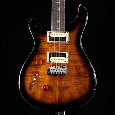 PRS SE Custom 24 Electric Guitar Left-Handed - Black Gold Sunburst - Palen Music