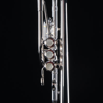Yamaha Custom E/Eb Heavy Wall Trumpet - YTR9635 (Silver Plated) - Palen Music