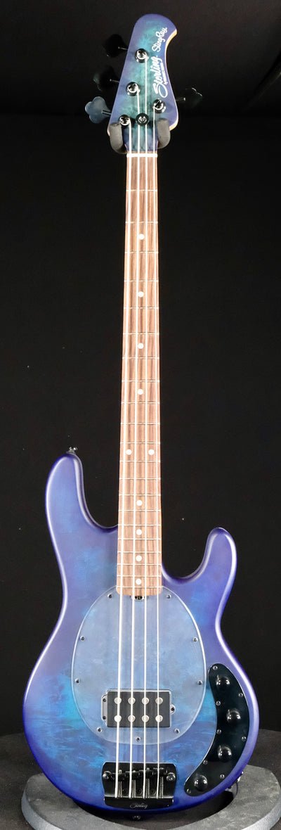 Sterling By Music Man StingRay RAY34PB Bass Guitar - Blue Satin - Palen Music