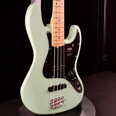 Fender American Performer Jazz Bass - Satin Surf Green with Maple Fingerboard - Palen Music