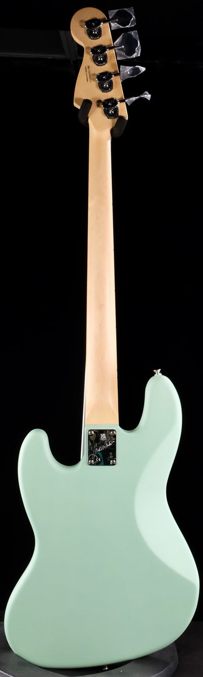 Fender American Performer Jazz Bass - Satin Surf Green with Maple Fingerboard - Palen Music