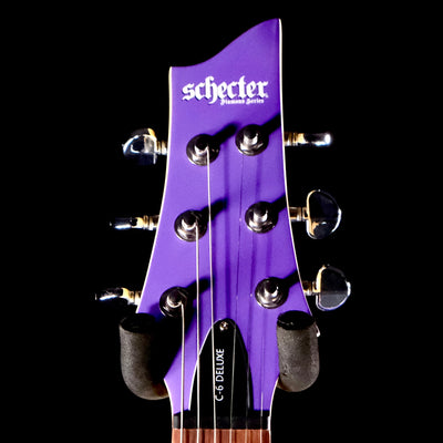 Schecter C-6 Deluxe - Dark Purple - Palen Music