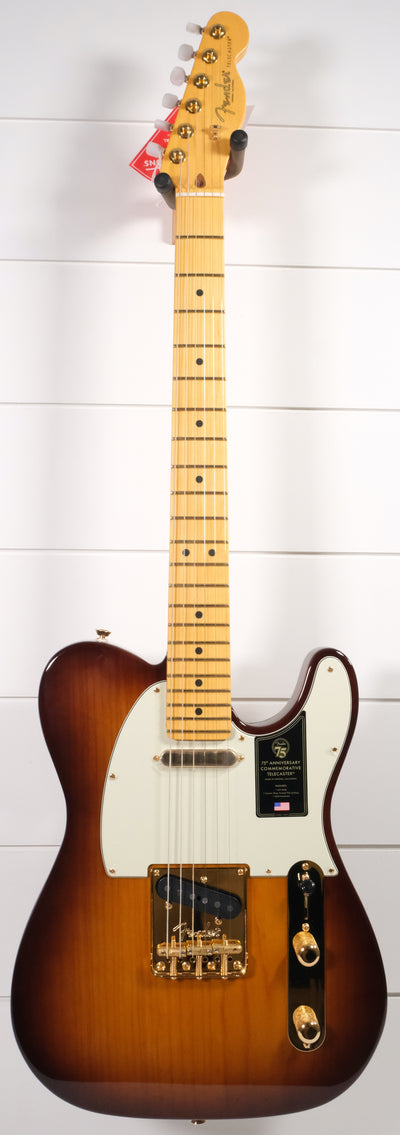 Fender 75th Anniversary Commemorative Telecaster - 2-color Bourbon Burst - Palen Music