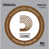 D'Addario Bronze Wound Single .025 String - Palen Music
