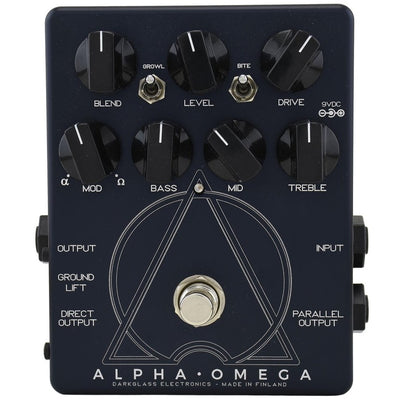 Darkglass Alpha Omega Dual Bass Preamp/OD Pedal - Palen Music
