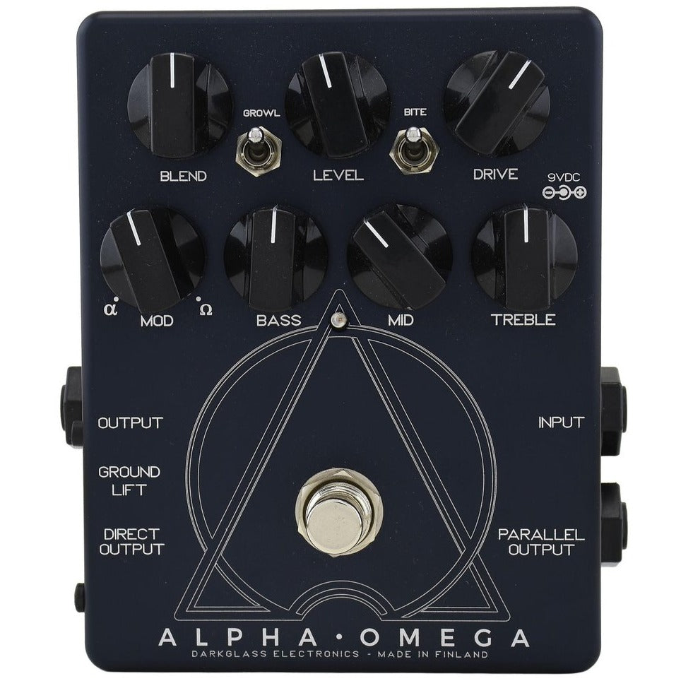 Darkglass Alpha Omega Dual Bass Preamp/OD Pedal Palen Music Preamp