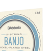 D'Addario Light Nickel Plated Steel Banjo Strings (.009-.020) - Palen Music