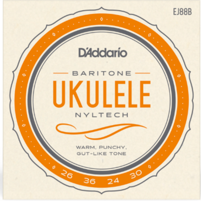 D'Addario Nyltech Natural Nylon Baritone Ukulele Strings - Palen Music