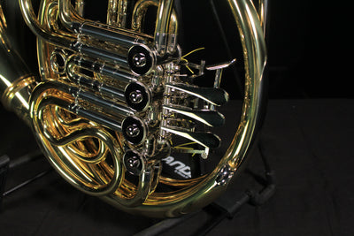 Yamaha YHR-671D Professional Double French Horn - Detachable Bell (Lacquer) - Palen Music