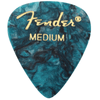 Fender 12-pack Celluloid 351 Shape Medium Guitar Picks (Ocean Turquoise) - Palen Music