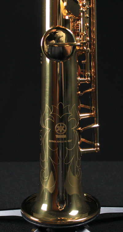 Yamaha YSS-475II Intermediate Bb Soprano Saxophone - Gold Lacquer Finish - Palen Music