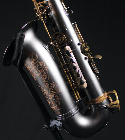Sax Dakota XR Series Pro Alto Saxophone - SDAXR42 - Black Onyx Finish w/Bronze - Palen Music