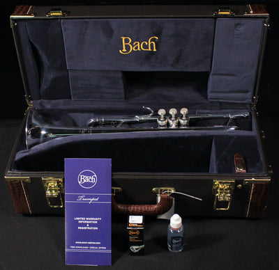 Bach Stradivarius LR180S37 Reverse Lead Professional Bb Trumpet (Silver Plated) - Palen Music