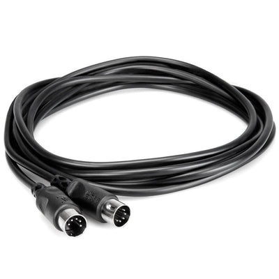 Hosa 3' MIDI Cable (Black) - Palen Music