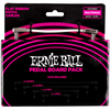 Ernie Ball Flat Ribbon Patch Cables Pedalboard Multi-Pack (White) - Palen Music