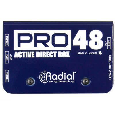 Radial PRO48 1-channel Active 48v Direct Box - Palen Music