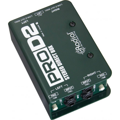 Radial ProD2 2-channel Passive Instrument Direct Box - Palen Music