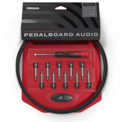 D'Addario Solderless 10' Pedalboard Cable Kit w/ Mini Connectors - Palen Music