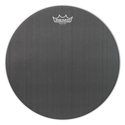 Remo 14" Suede Max Marching Snare Drum Head - Black- KS081400 - Palen Music
