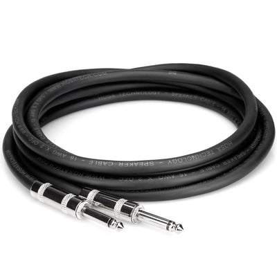 Hosa SKJ-603 Speaker Cable - 1/4 inch TS to 1/4 inch TS - 3 foot - Palen Music