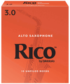 Rico Alto Sax Reeds, Box of 10, Strength 3 - Palen Music