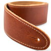 Taylor Suede-Backed Leather 2.5" Guitar Strap (Medium Brown) - Palen Music