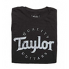 Taylor Basic Black Aged Logo T-Shirt - L - Palen Music